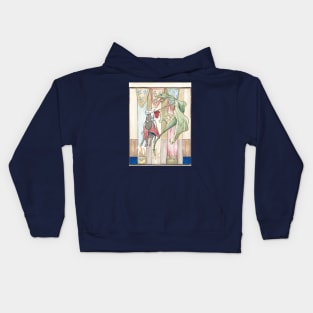 Knight and Dragon Medieval Fantasy Kids Hoodie